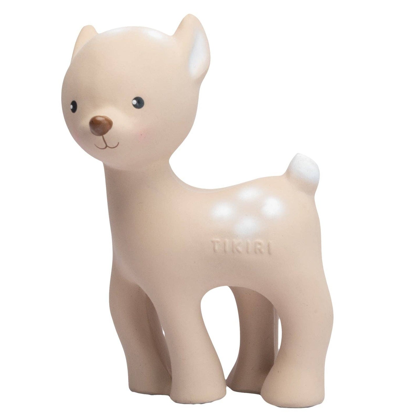 Deer Natural Rubber Teether, Rattle & Bath Toy - Tiny Tots Boutique