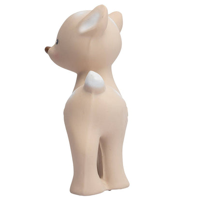 Deer Natural Rubber Teether, Rattle & Bath Toy - Tiny Tots Boutique