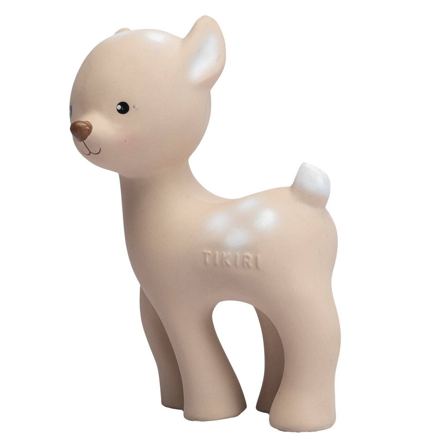 Deer Natural Rubber Teether, Rattle & Bath Toy - Tiny Tots Boutique