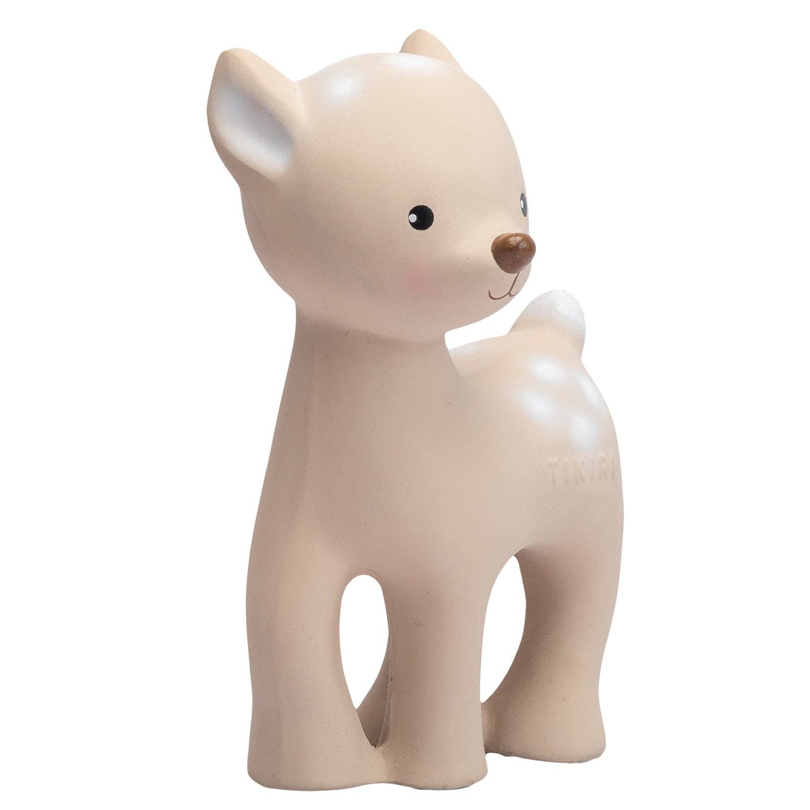 Deer Natural Rubber Teether, Rattle & Bath Toy - Tiny Tots Boutique