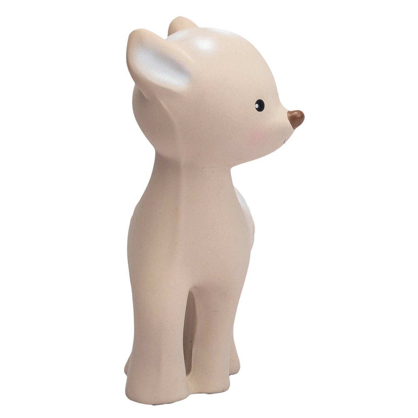 Deer Natural Rubber Teether, Rattle & Bath Toy - Tiny Tots Boutique