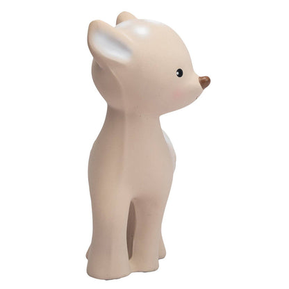 Deer Natural Rubber Teether, Rattle & Bath Toy - Tiny Tots Boutique