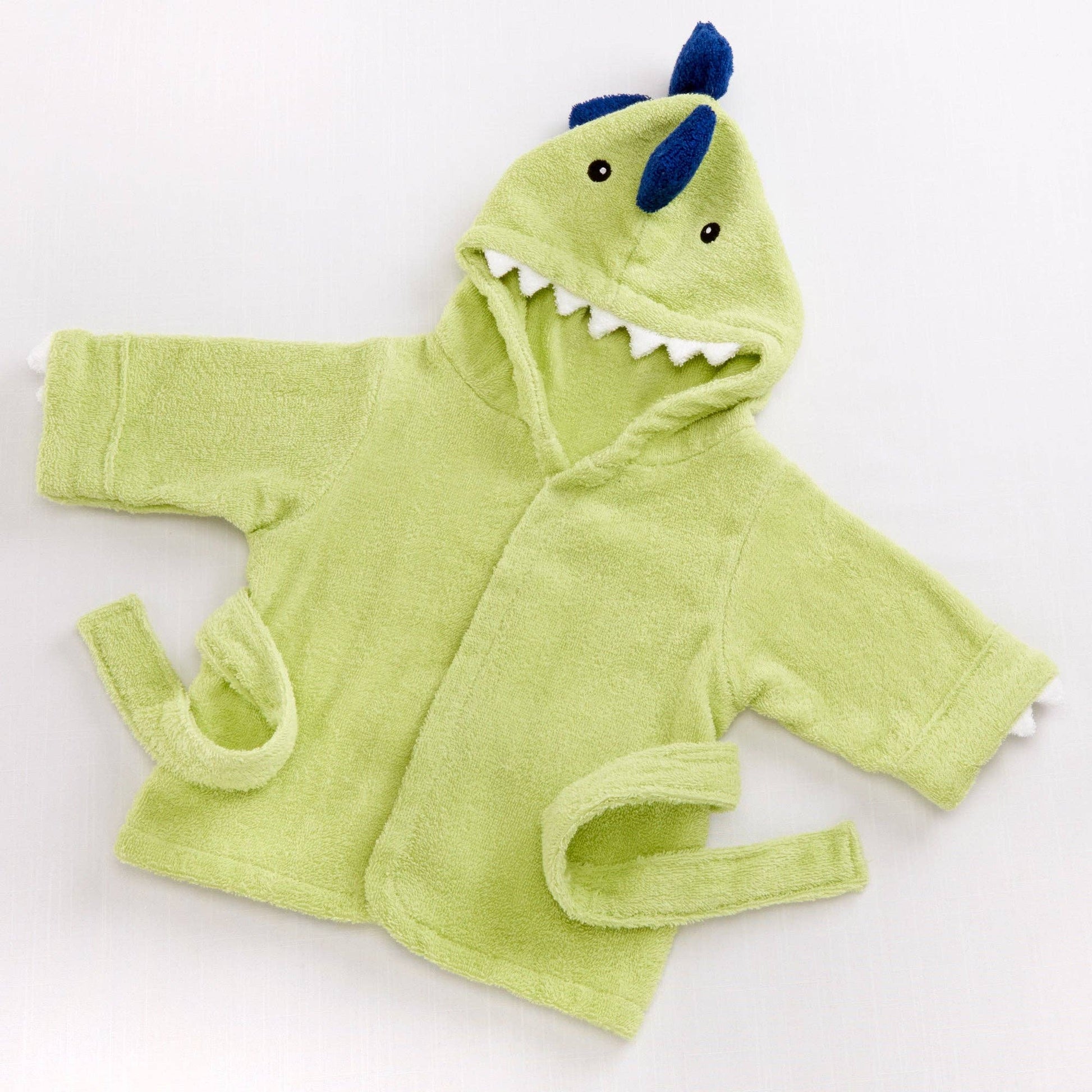 Dinosaur Hooded Baby Robe - (Personalization available) - Tiny Tots Boutique