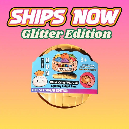 Dumpling Squishy  – Viral Mystery Dumplings Glitter Edition - Tiny Tots Boutique