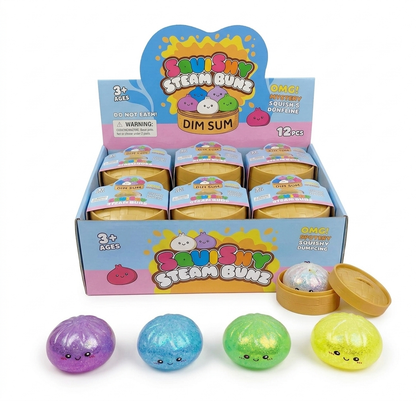 Dumpling Squishy  – Viral Mystery Dumplings Glitter Edition - Tiny Tots Boutique