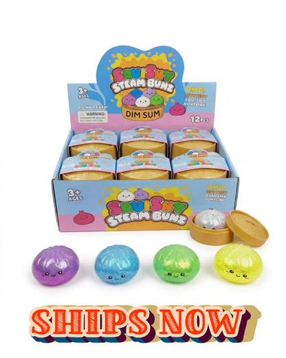 Dumpling Squishy  – Viral Mystery Dumplings Glitter Edition - Tiny Tots Boutique