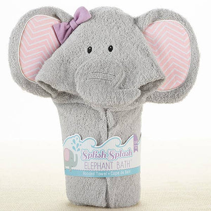 Elephant Hooded Baby Towel (Personalization available) - Tiny Tots Boutique