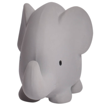 Elephant Natural Organic Rubber Teether, Rattle & Bath Toy - Tiny Tots Boutique