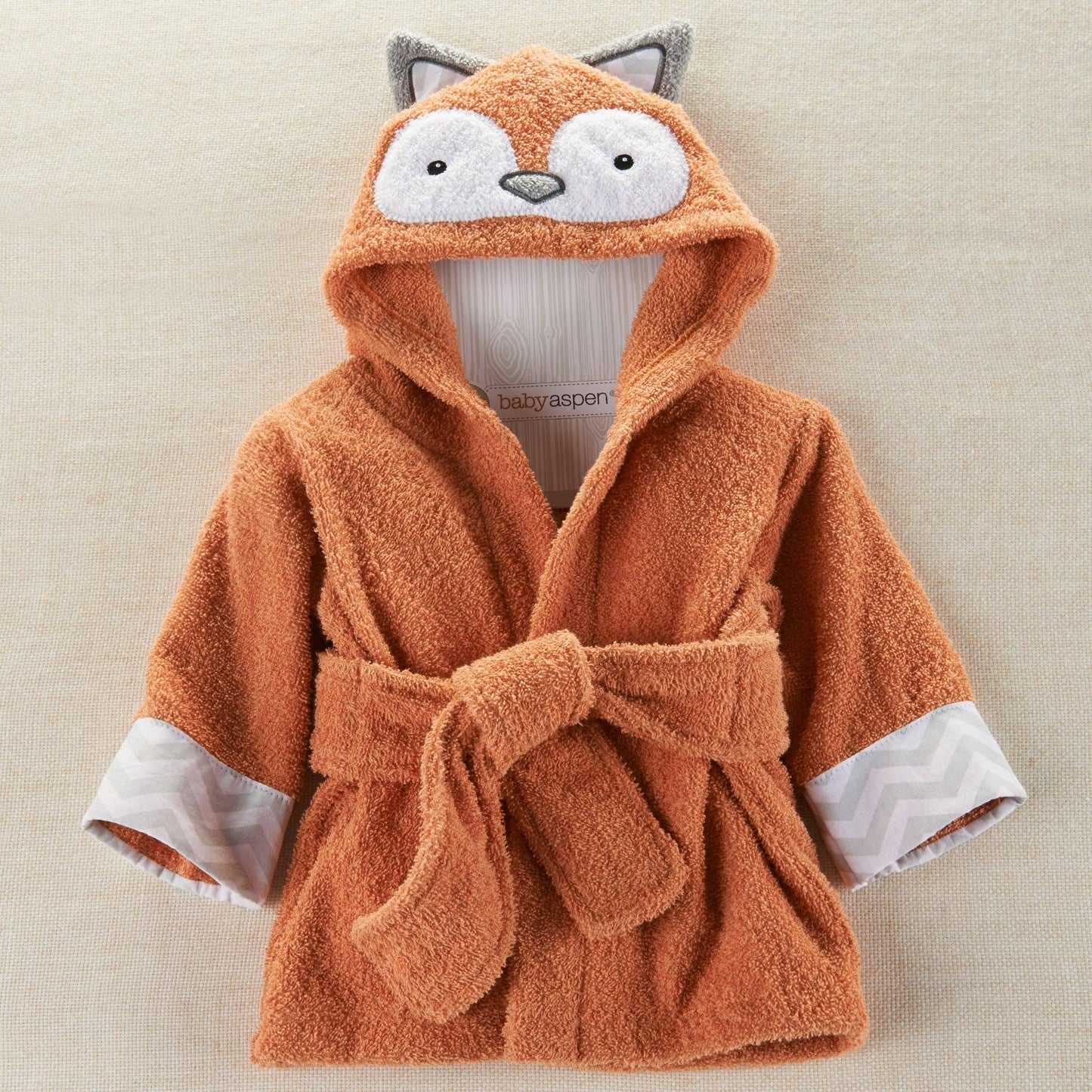 Fox Hooded Baby Robe - (Personalization available) - Tiny Tots Boutique