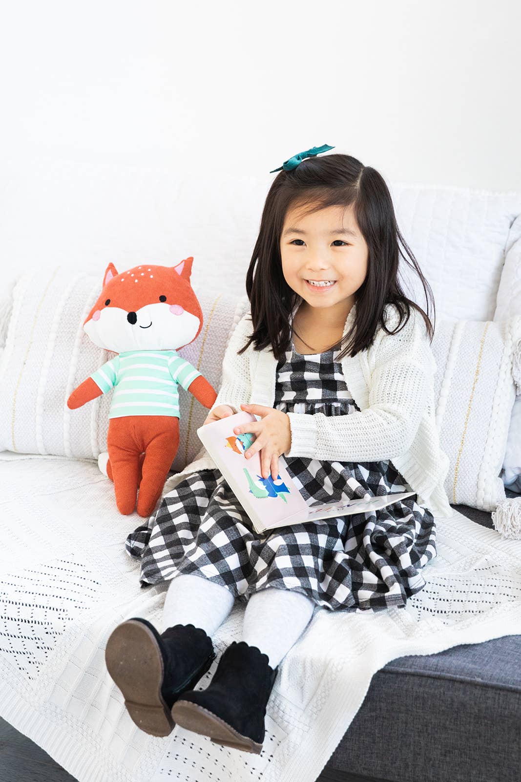 Fox Stuffed Animal Toy and Board Book Gift Set - DISCONT. - Tiny Tots Boutique