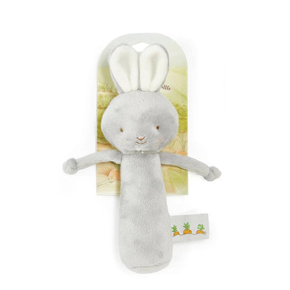 Friendly Chime Gray Bunny Rattle - Tiny Tots Boutique
