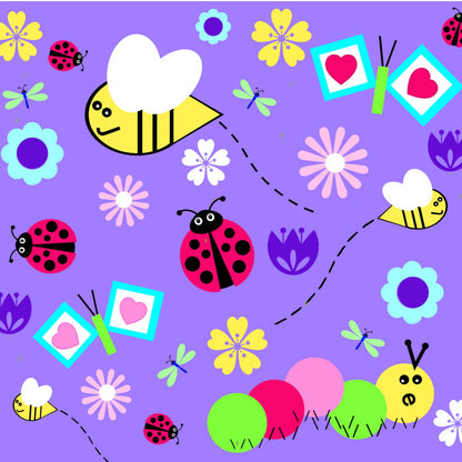 Garden Butterfly Bees Taggy Learning Lovey 14 x 18 - Tiny Tots Boutique