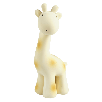 Giraffe Natural Organic Rubber Teether, Rattle & Bath Toy - Tiny Tots Boutique