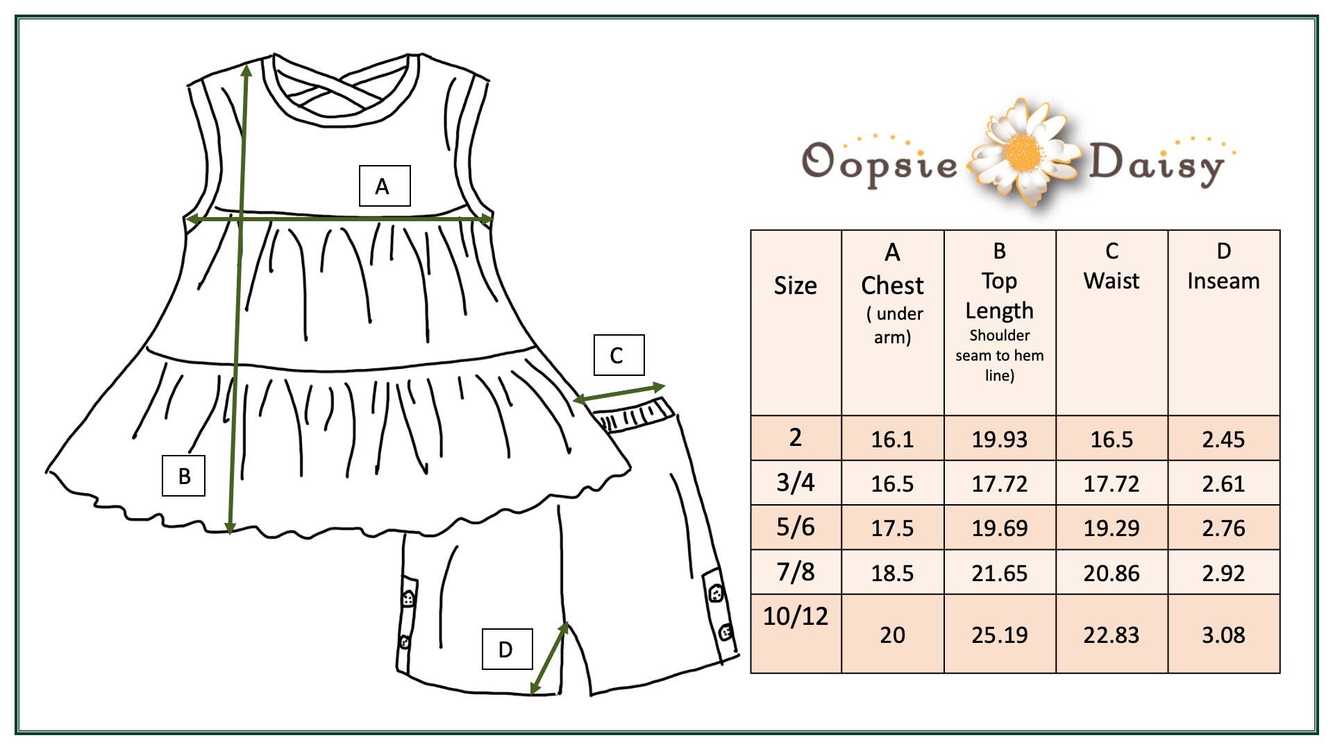 Girls Blue Mermaid Tiered Crossback Top & Spring Short Set - Tiny Tots Boutique