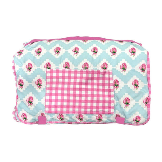 Girls Nap Mat - Peony Bouquet Floral - Tiny Tots Boutique
