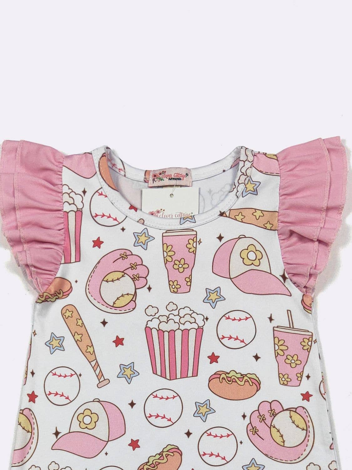 Girly Game Baby Romper - Tiny Tots Boutique