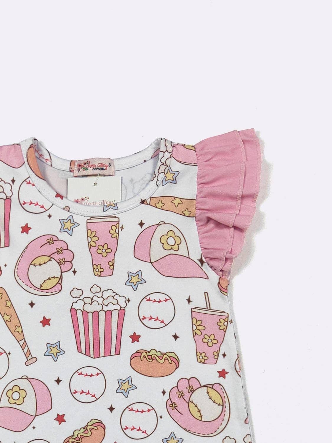Girly Game Baby Romper - Tiny Tots Boutique