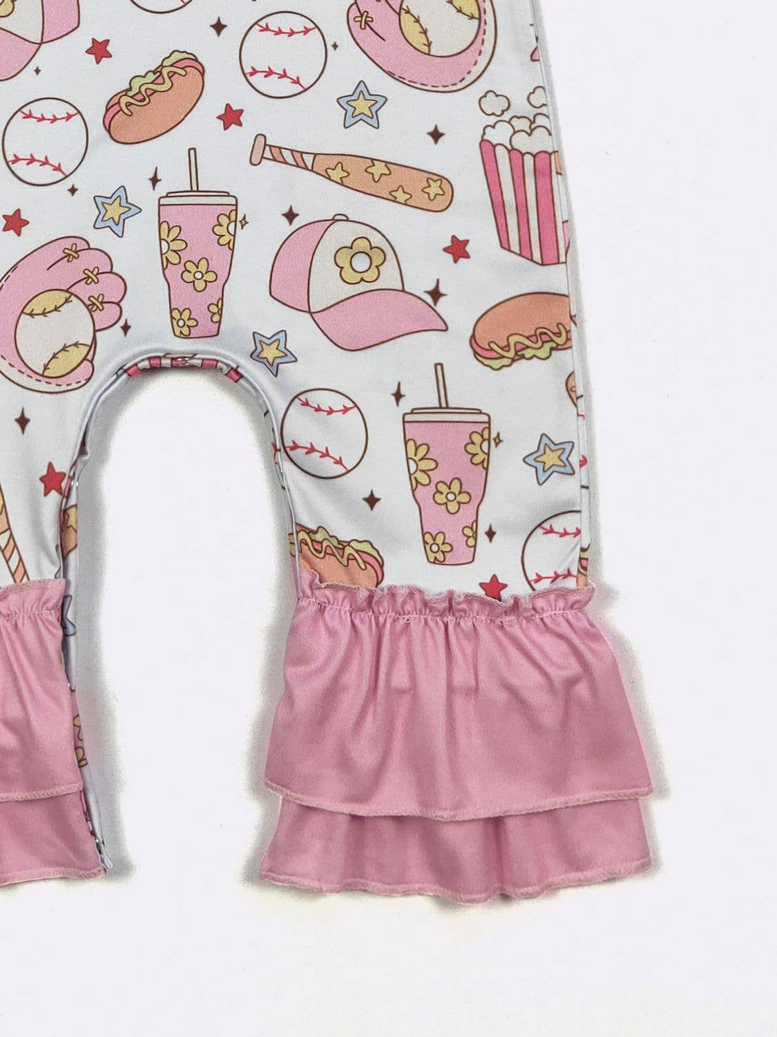 Girly Game Baby Romper - Tiny Tots Boutique