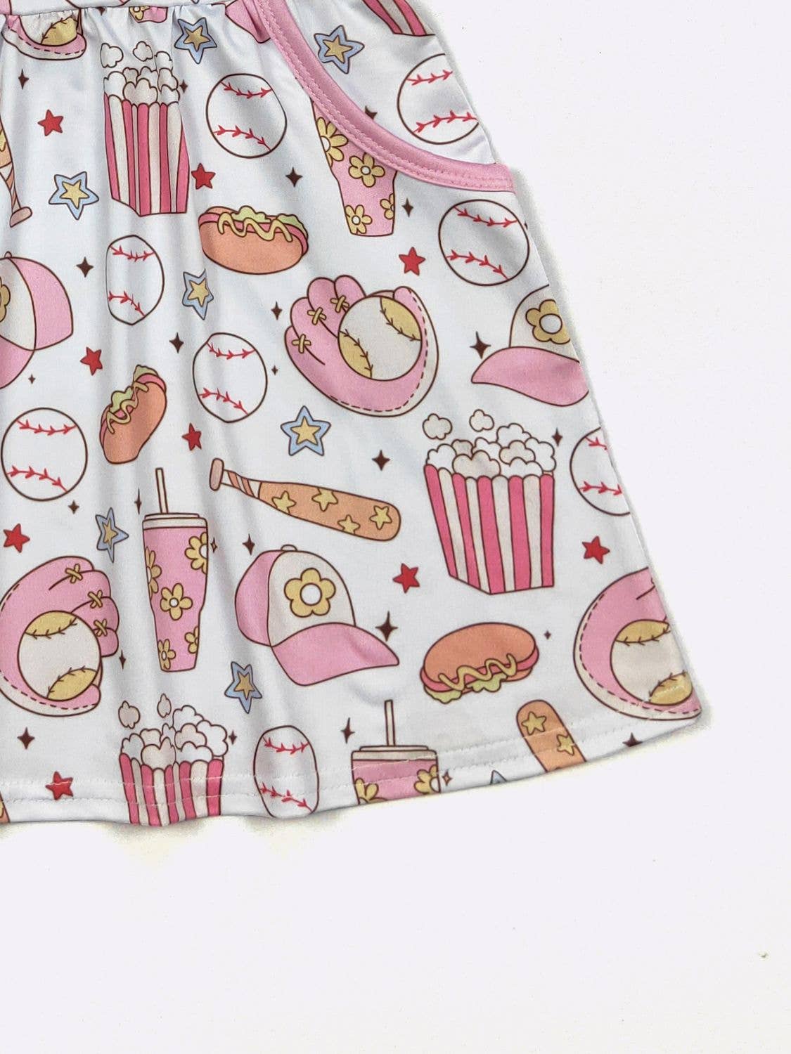 Girly Game Girls Dress - Tiny Tots Boutique