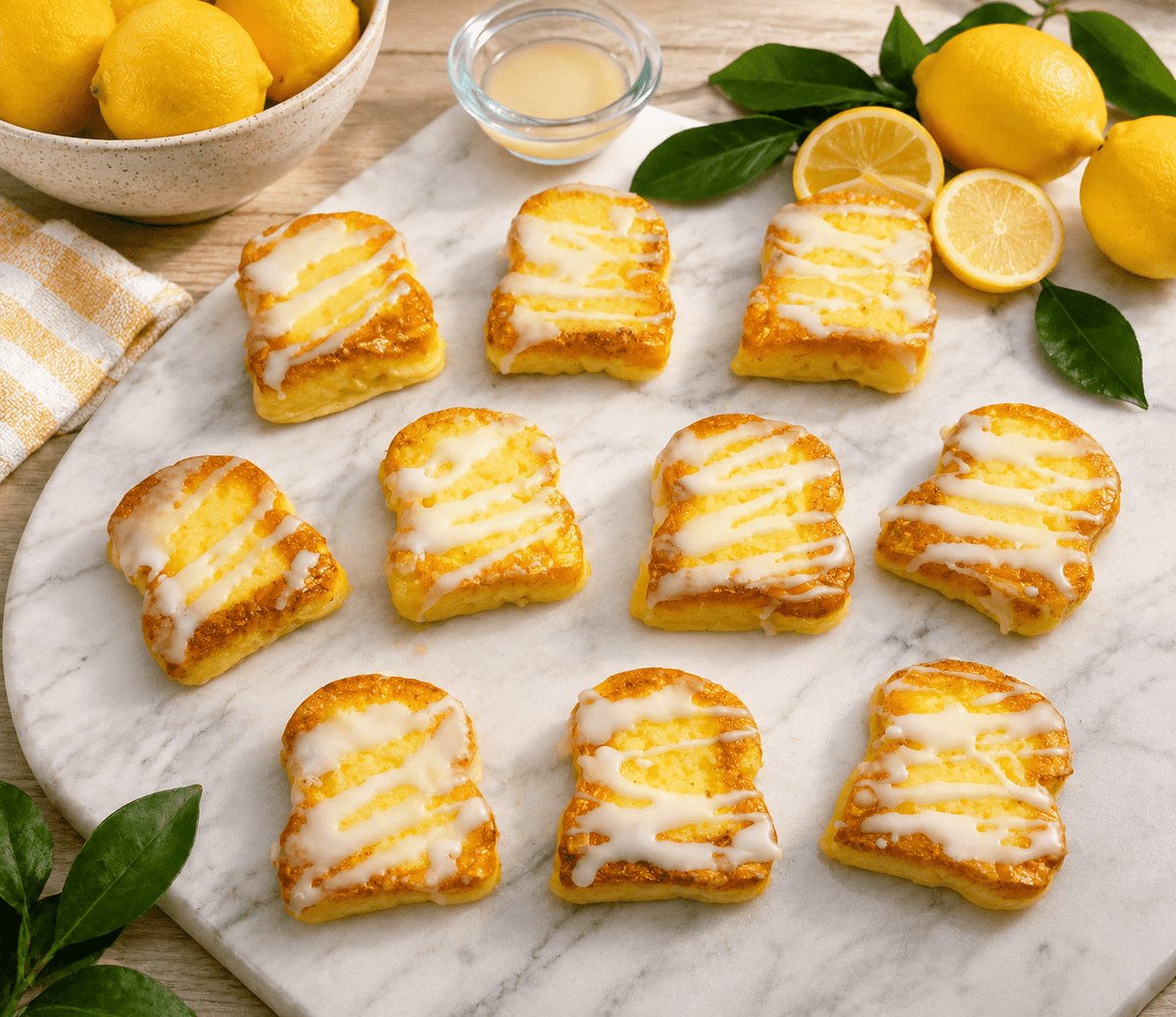 Glazed Lemon Pound Cake Wax Melts. 6 oz. Bread Wax Melts/Soy - Tiny Tots Boutique