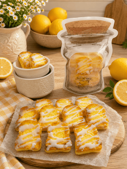 Glazed Lemon Pound Cake Wax Melts. 6 oz. Bread Wax Melts/Soy - Tiny Tots Boutique