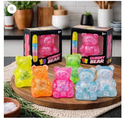Glitter Gummy Bear Squishies - Tiny Tots Boutique