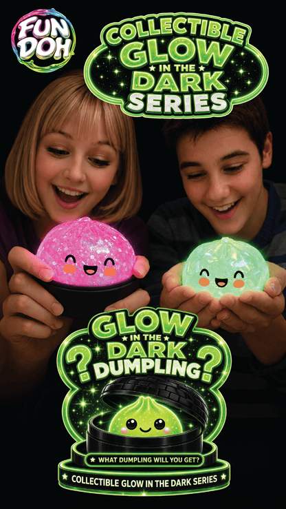Glow In Dark Mystery Dumpling Squishies - Tiny Tots Boutique