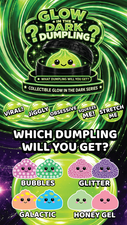Glow In Dark Mystery Dumpling Squishies - Tiny Tots Boutique