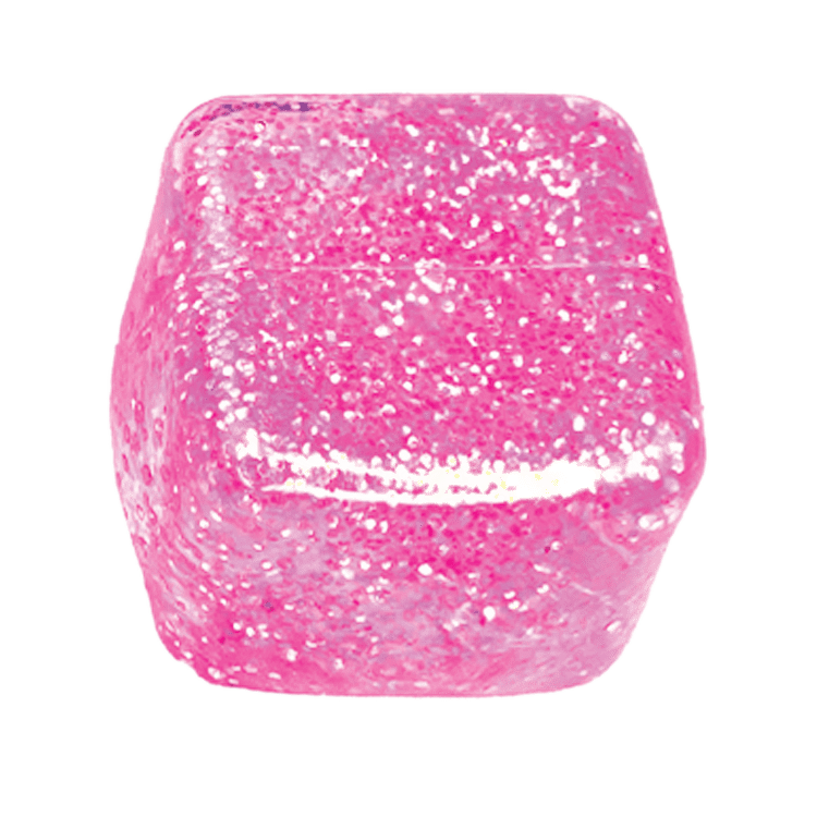 Glow in the Dark Squishy Sparkle Cube - Tiny Tots Boutique
