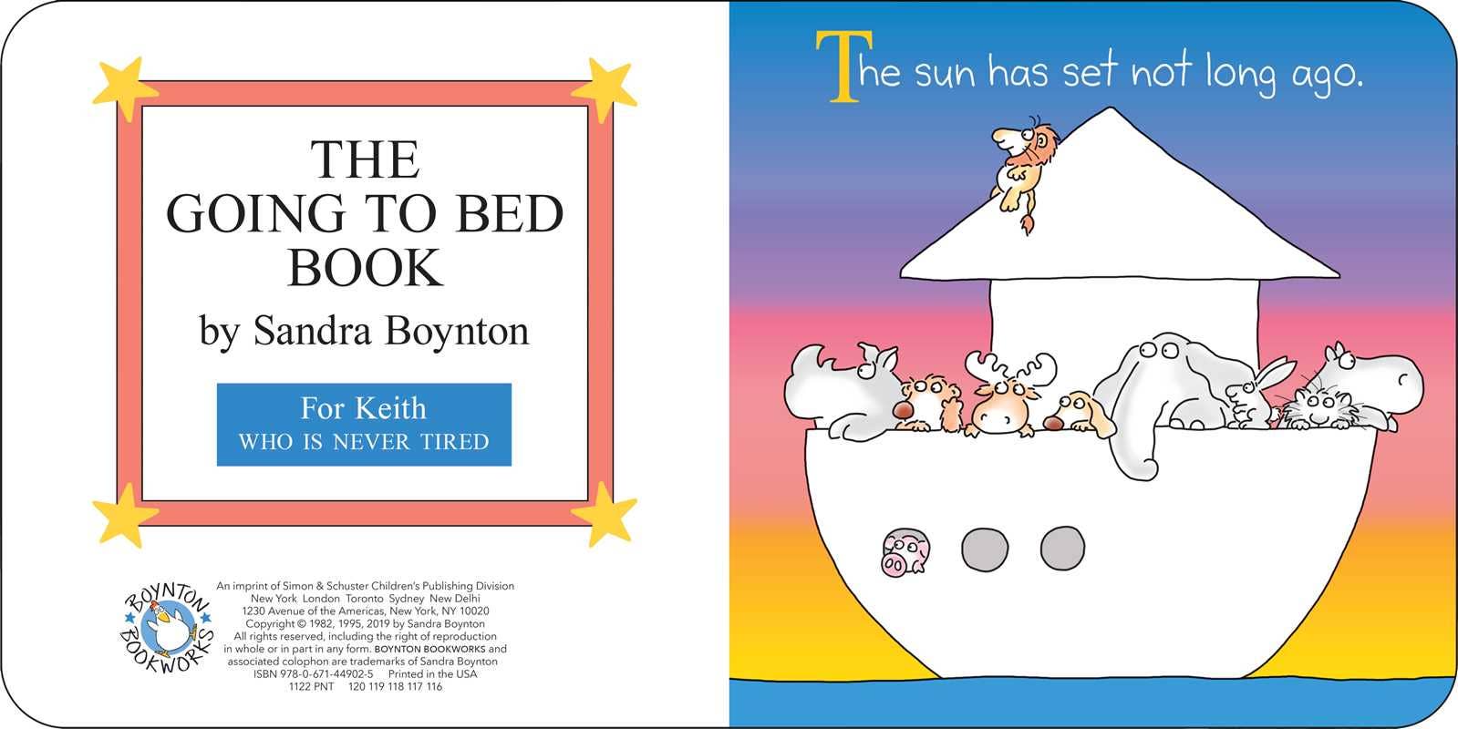 Going to Bed Book by Sandra Boynton - Tiny Tots Boutique