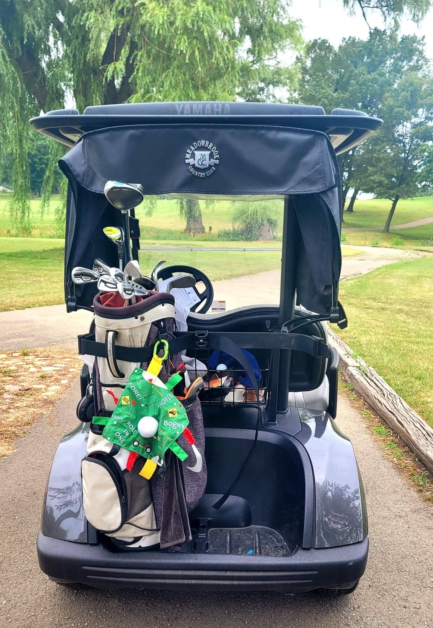 Golf Baby Learning Lovey Tag Stroller Toy 10" x 10" - Tiny Tots Boutique