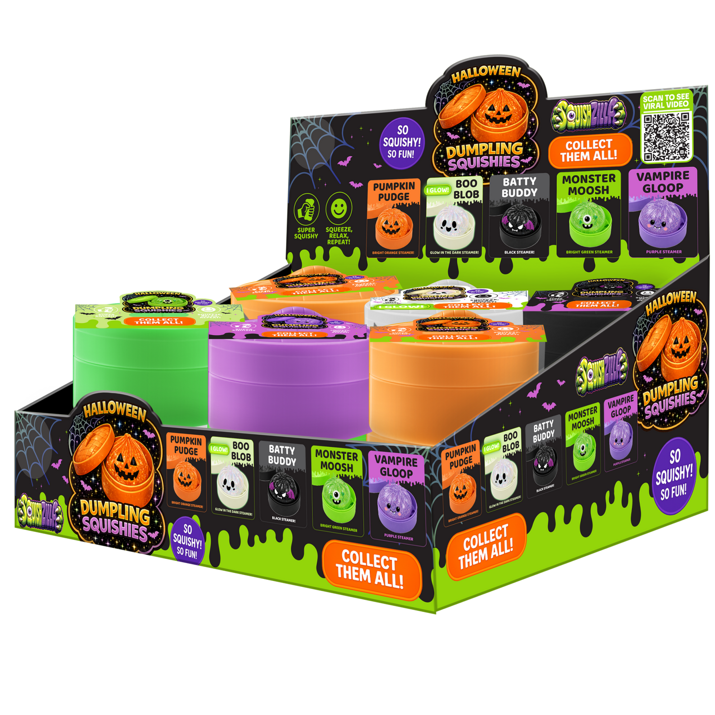 Halloween Dumpling Squishy Toy - Tiny Tots Boutique