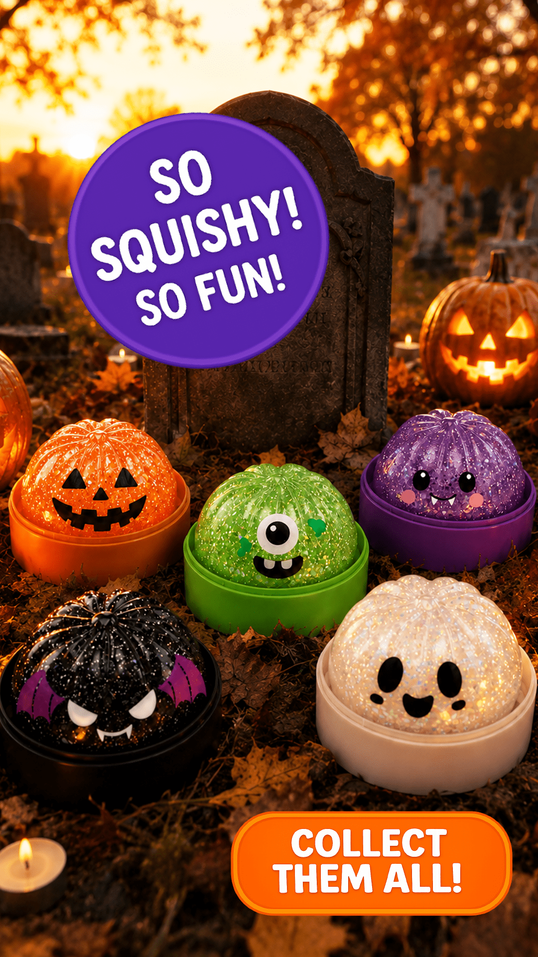 Halloween Dumpling Squishy Toy - Tiny Tots Boutique