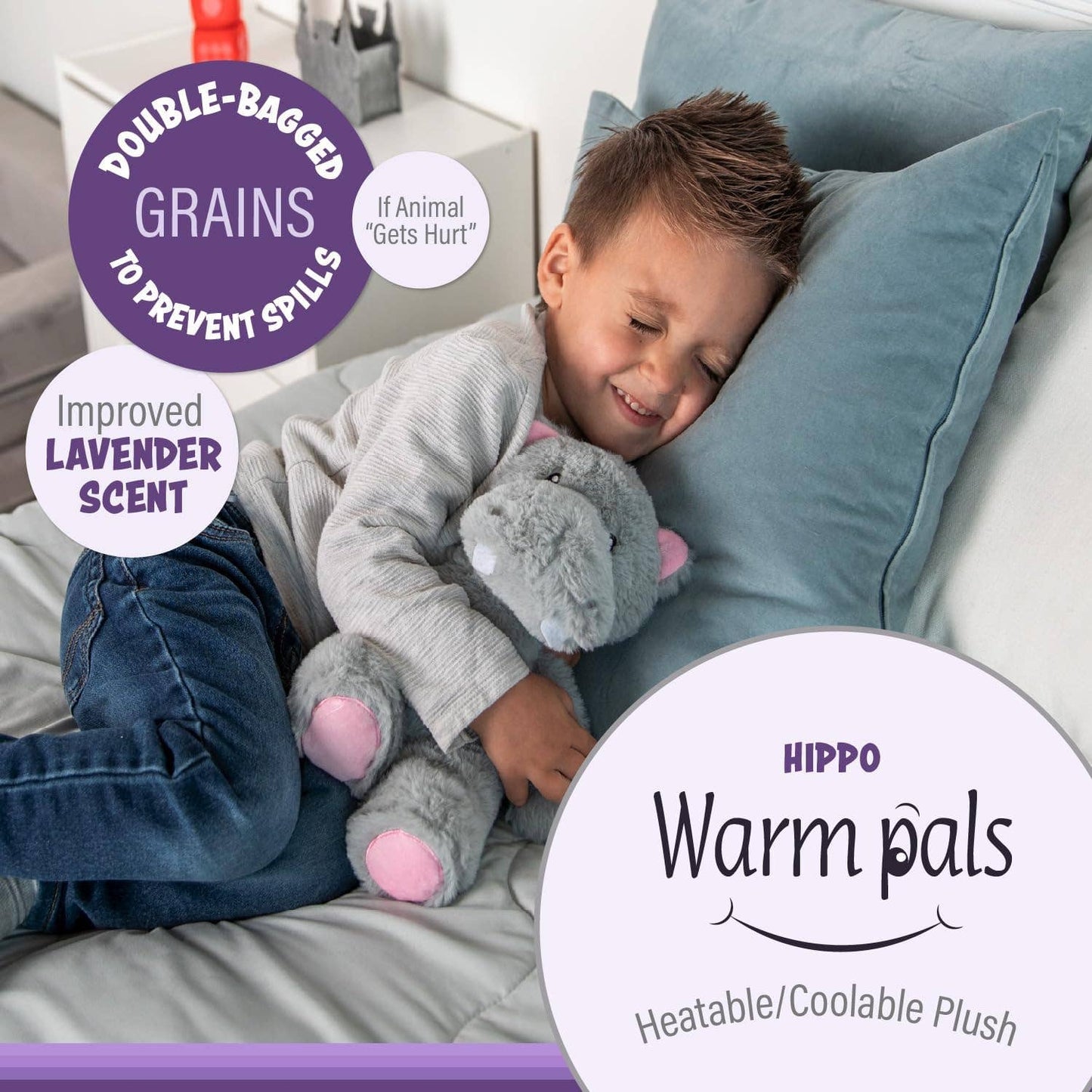 Happy Hippo Warm Pal - Tiny Tots Boutique