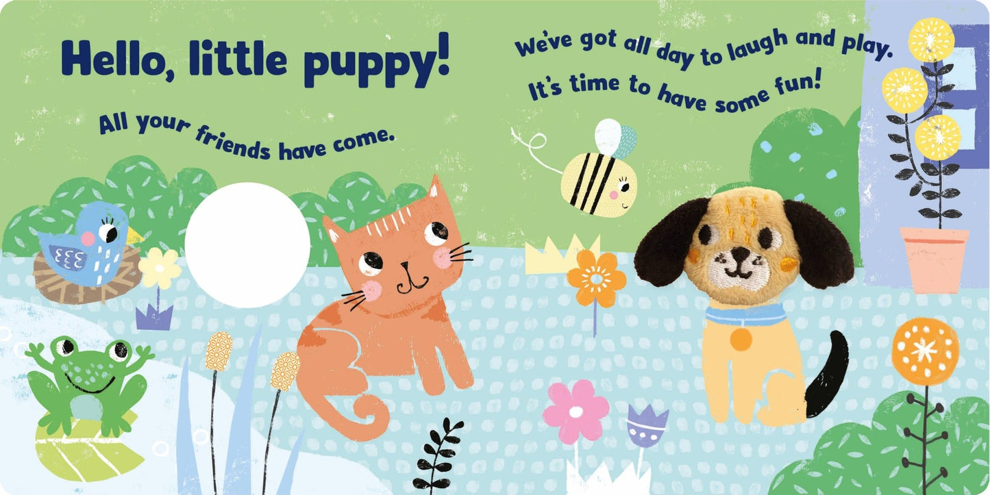 Hello, Little Puppy (Finger Puppet Board Book) - Tiny Tots Boutique