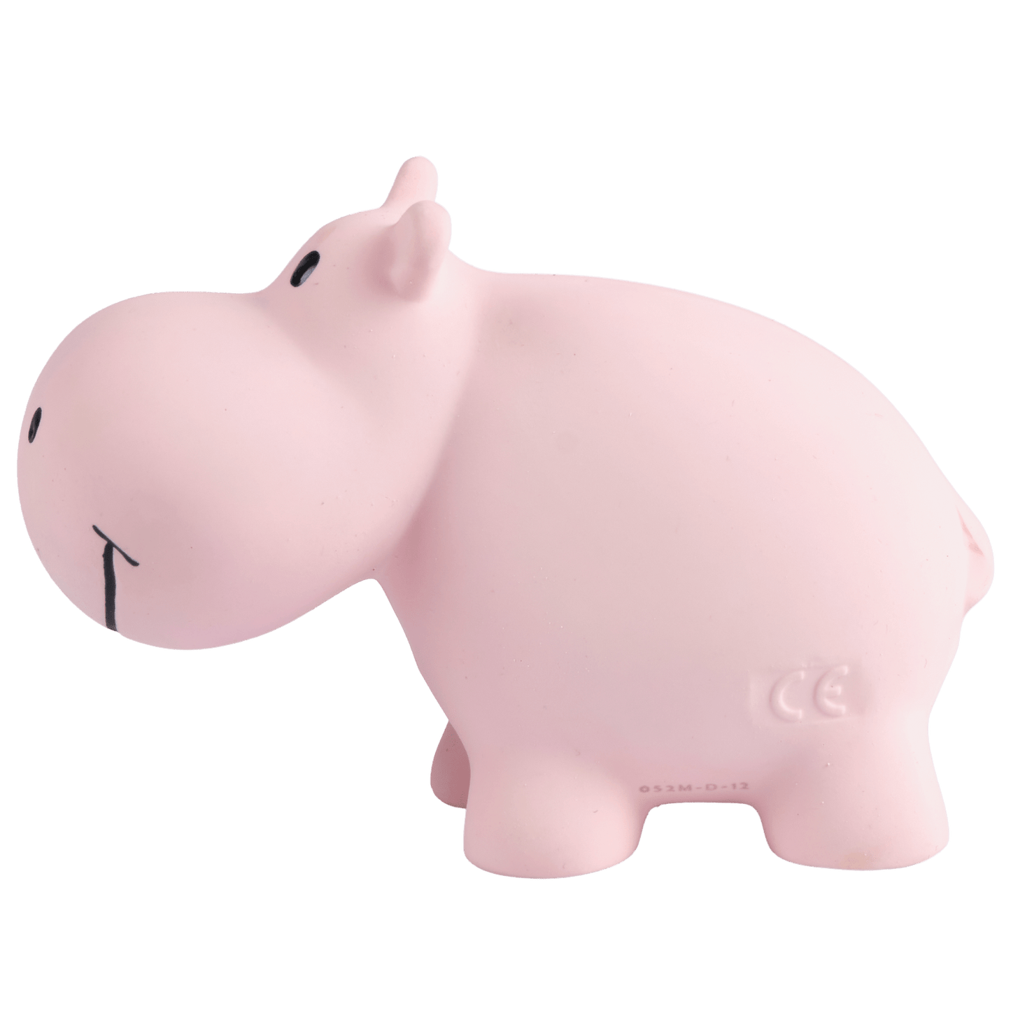 Hippo Natural Organic Rubber Teether, Rattle & Bath Toy - Tiny Tots Boutique