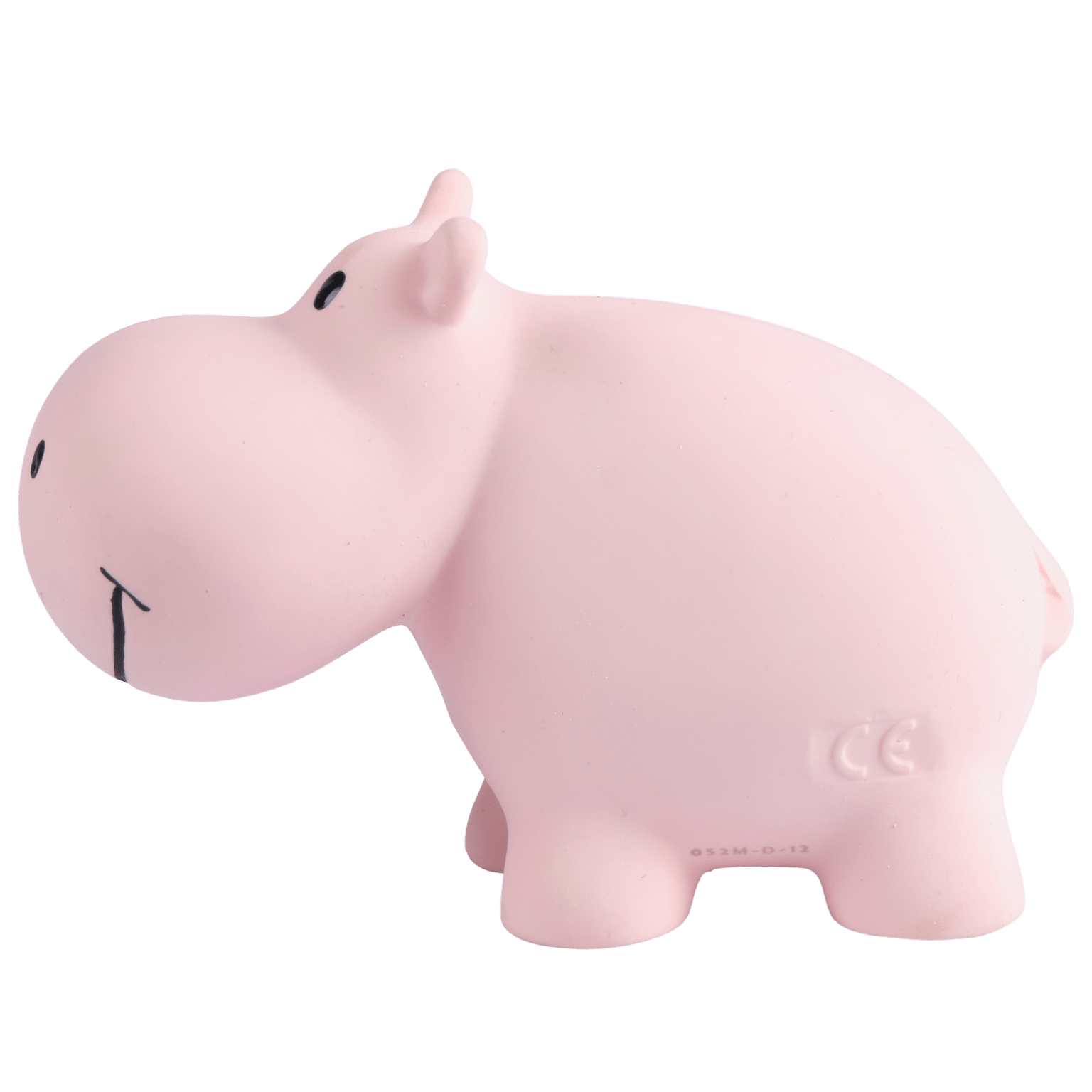 Hippo Natural Organic Rubber Teether, Rattle & Bath Toy - Tiny Tots Boutique