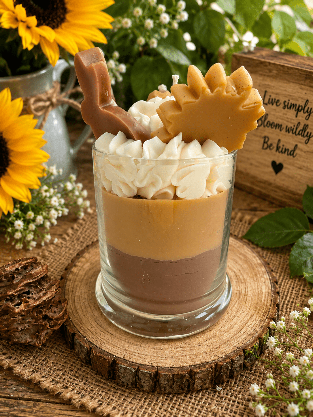 Honey Bunny Candle. 13 oz. Large Soy Dessert Candle - Tiny Tots Boutique