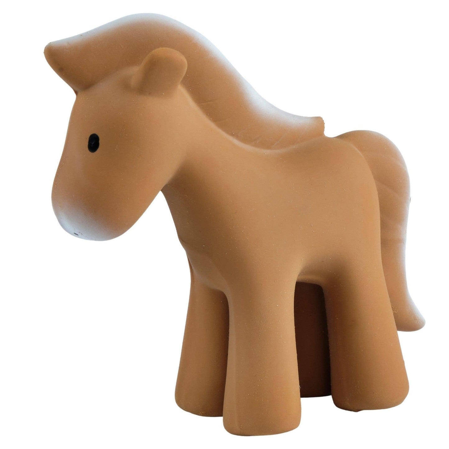 Horse Natural Organic Rubber Teether, Rattle & Bath Toy - Tiny Tots Boutique