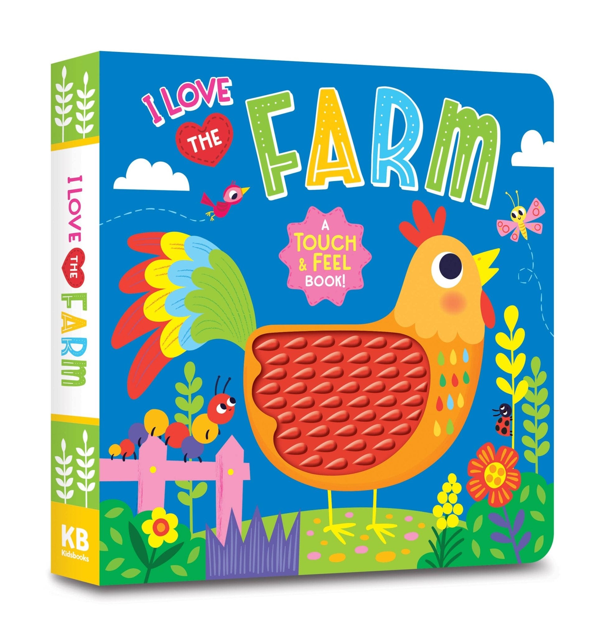 I Love the Farm (Touch & Feel Board Book) - Tiny Tots Boutique
