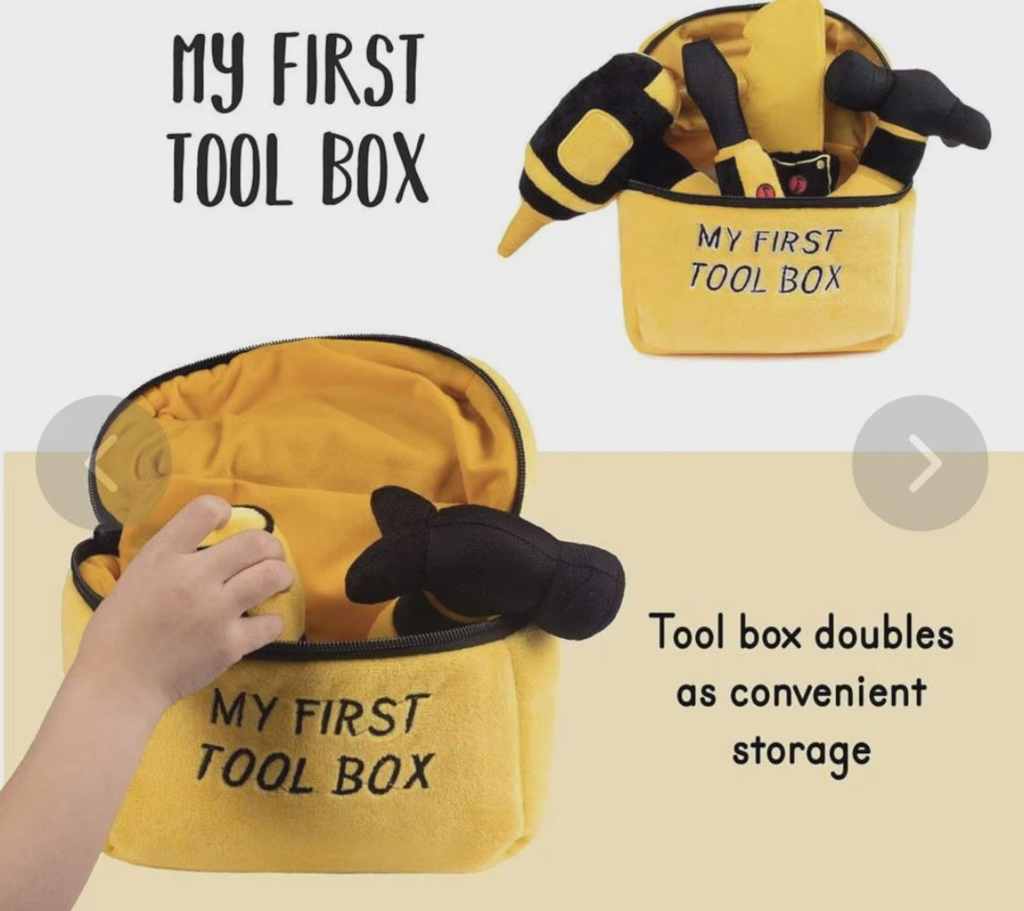 Personalized Plush Toolbox