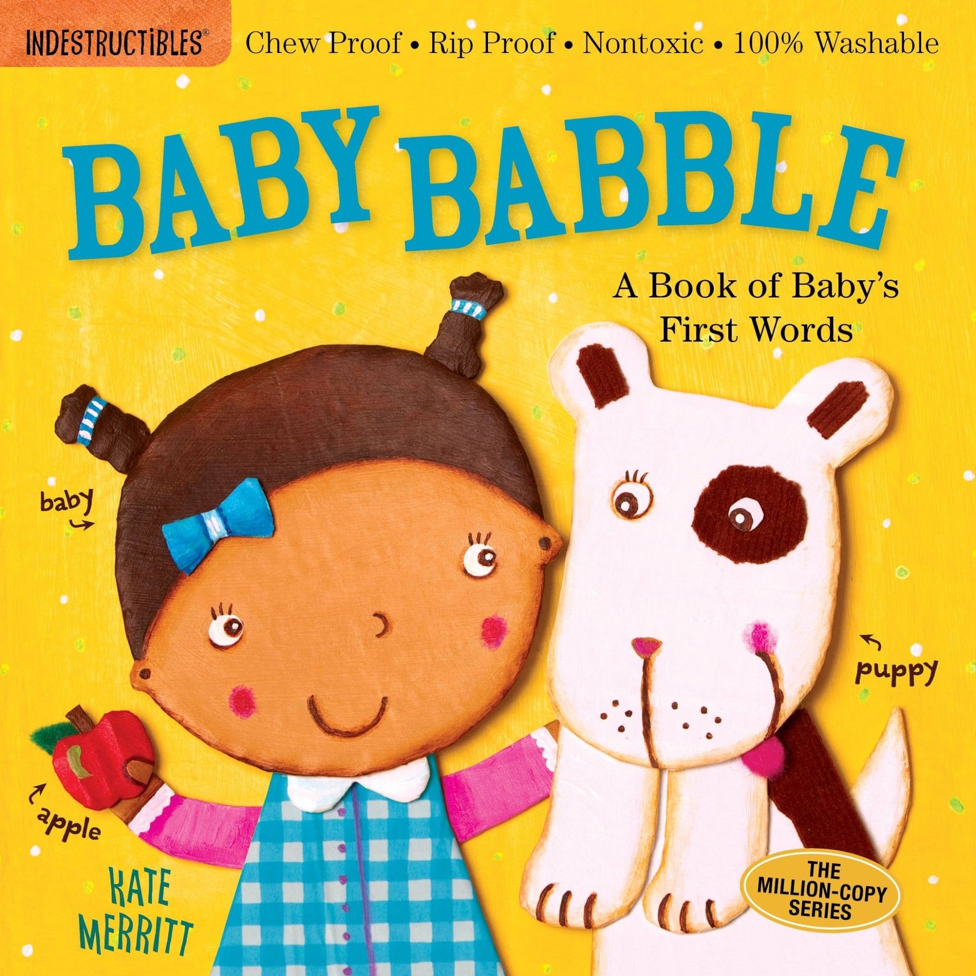 Indestructibles: Baby Babble: A Book of Baby's First Words - Tiny Tots Boutique