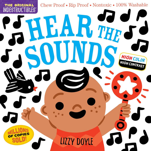 Indestructibles: Hear the Sounds (High Color High Contrast) - Tiny Tots Boutique
