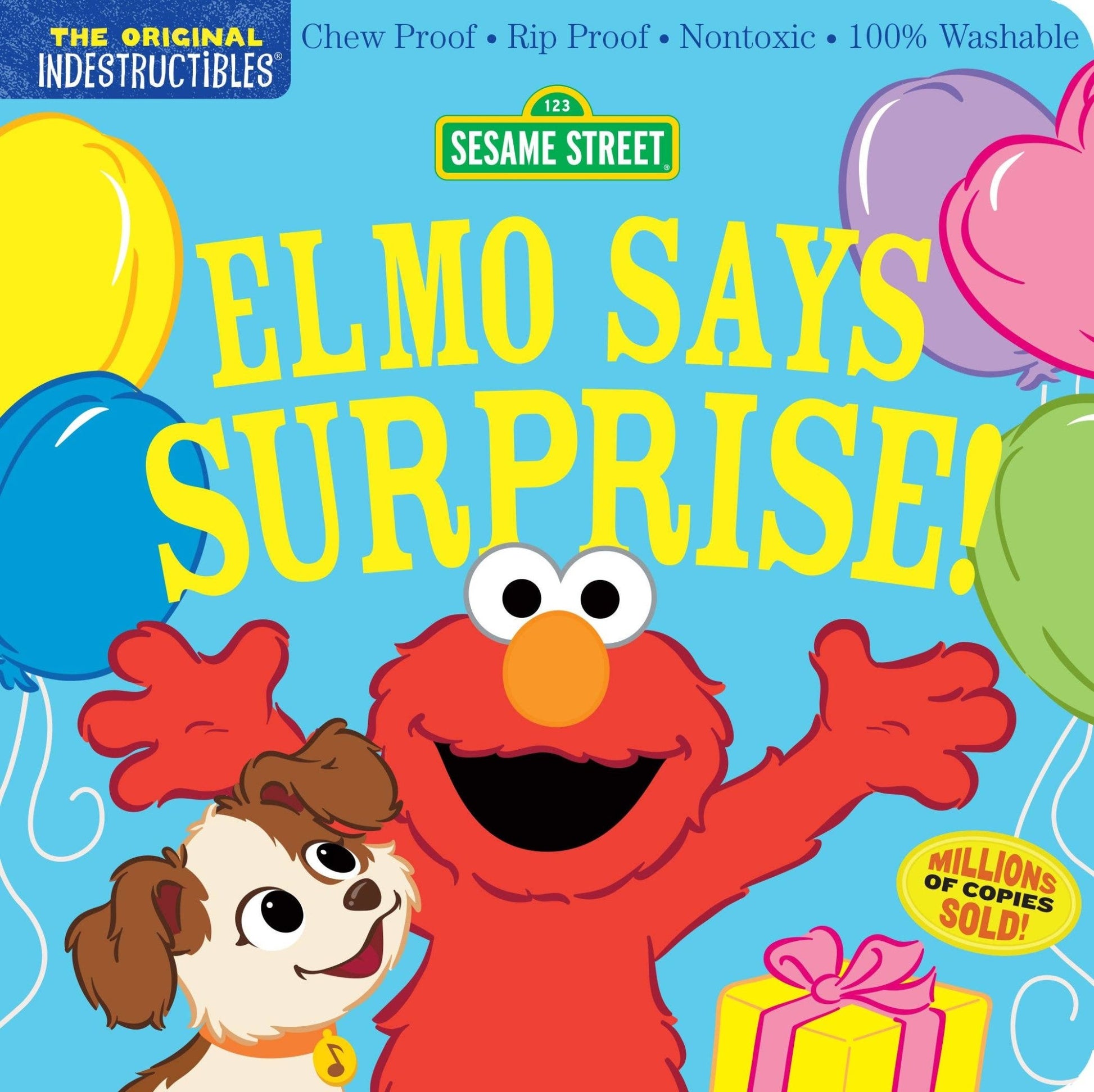 Indestructibles: Sesame Street: Elmo Says Surprise! - Tiny Tots Boutique