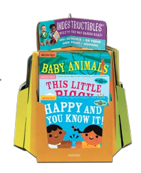 Indestructibles Spinner Display - Tiny Tots Boutique