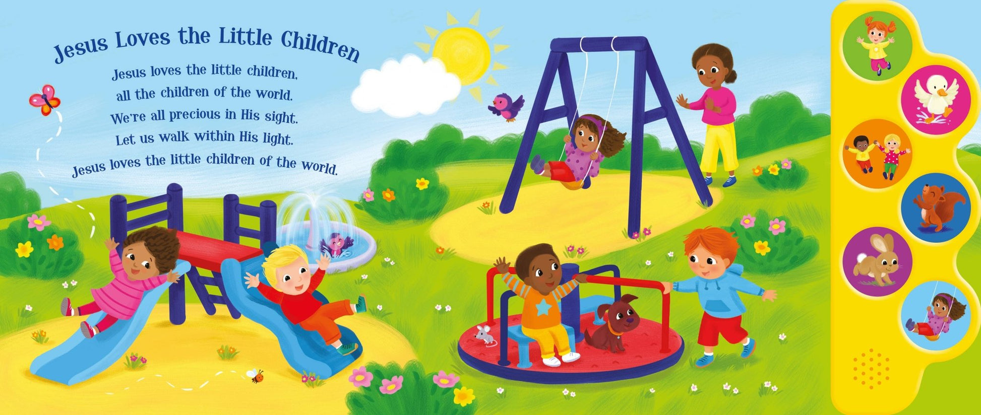 Jesus Loves Me (6 - Button Sound Book) - Tiny Tots Boutique