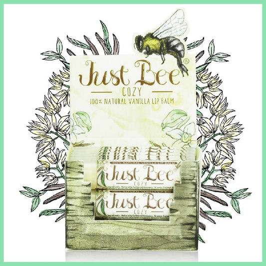 Just Bee Cozy Lip Balm - Vanilla - Tiny Tots Boutique