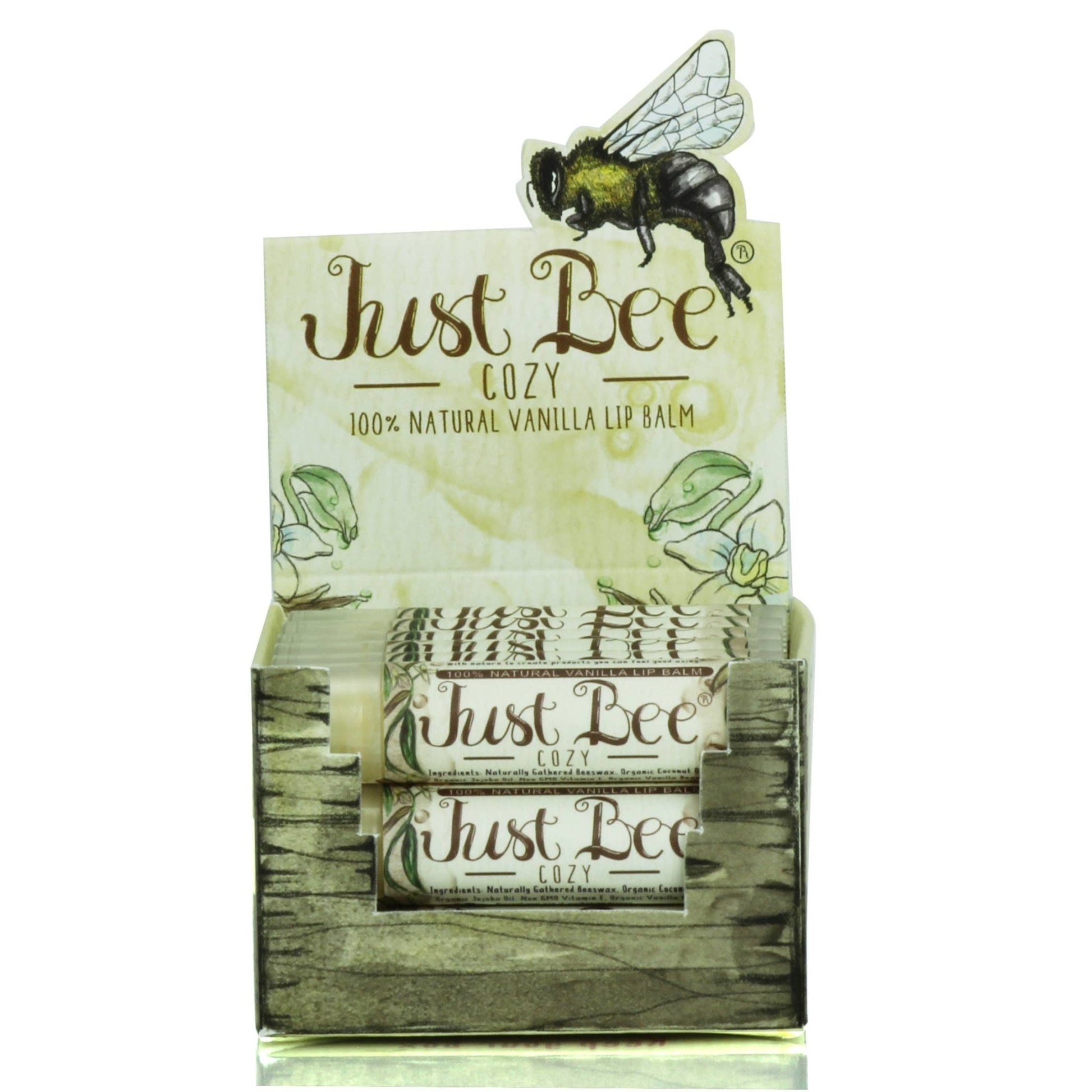 Just Bee Cozy Lip Balm - Vanilla - Tiny Tots Boutique