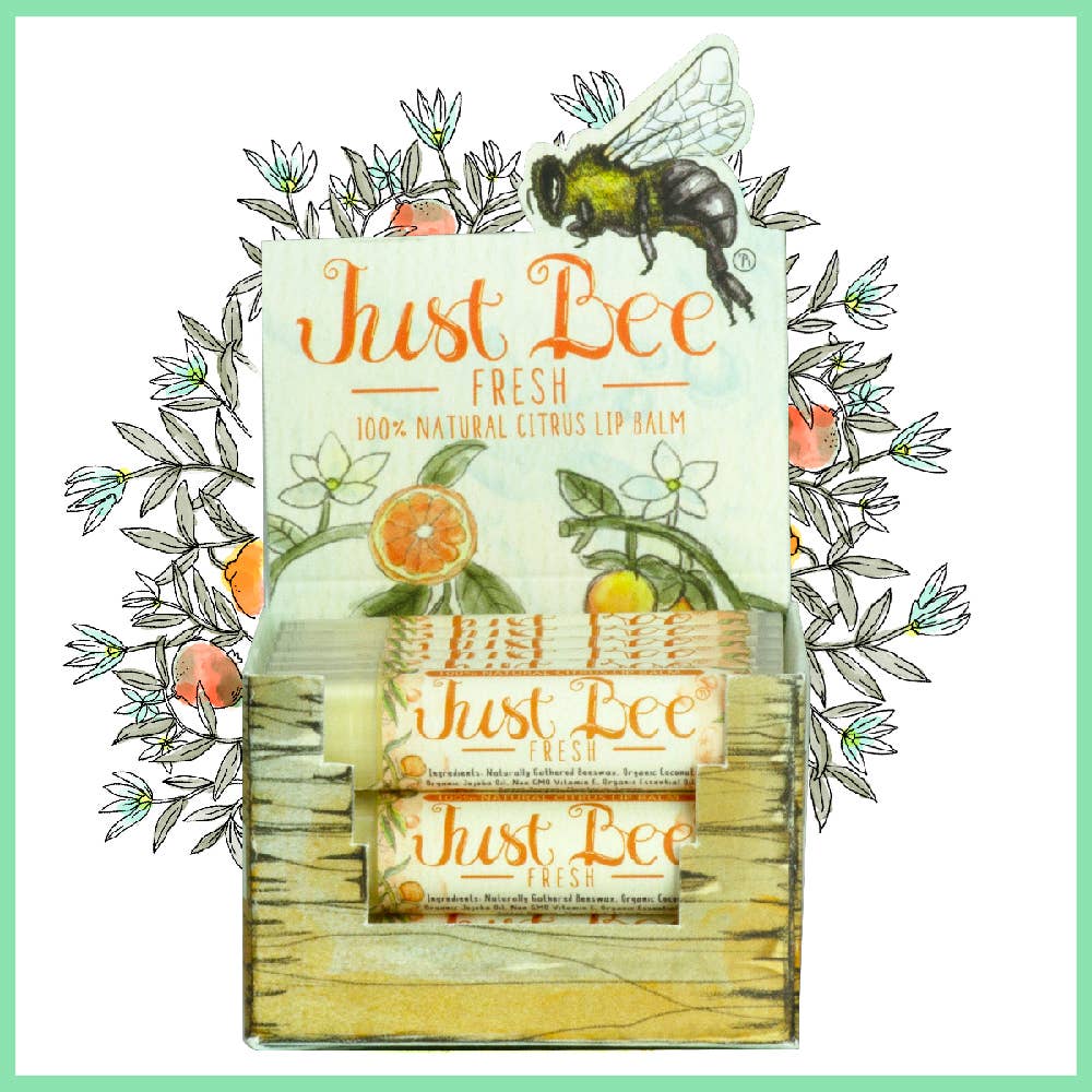 Just Bee Fresh Lip Balm - Citrus - Tiny Tots Boutique
