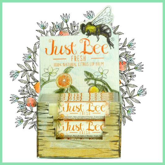 Just Bee Fresh Lip Balm - Citrus - Tiny Tots Boutique